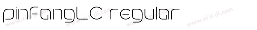 pinfangLC regular字体转换